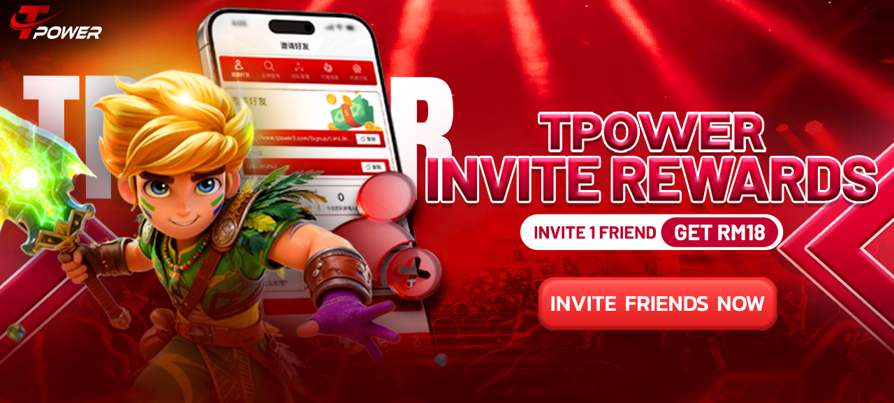 Invite Friends · Earn RM18 Cash Reward
