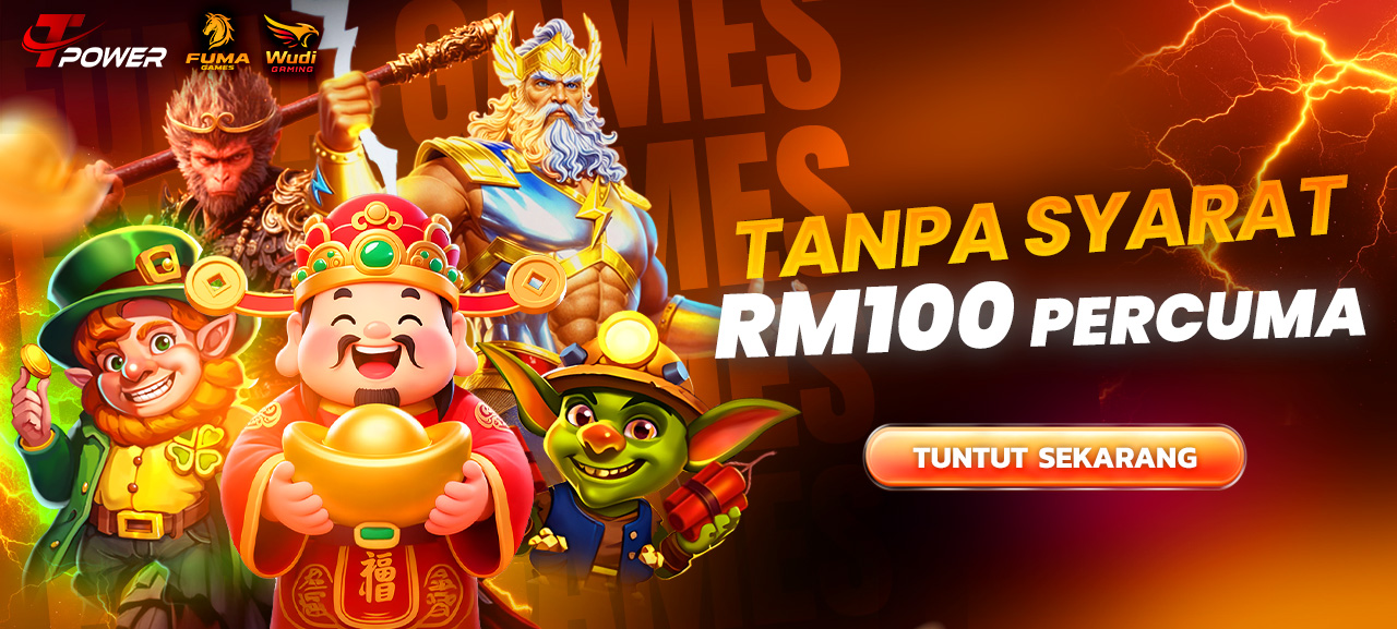 Eksklusif untuk Ahli Baharu · Bonus RM100 Percuma