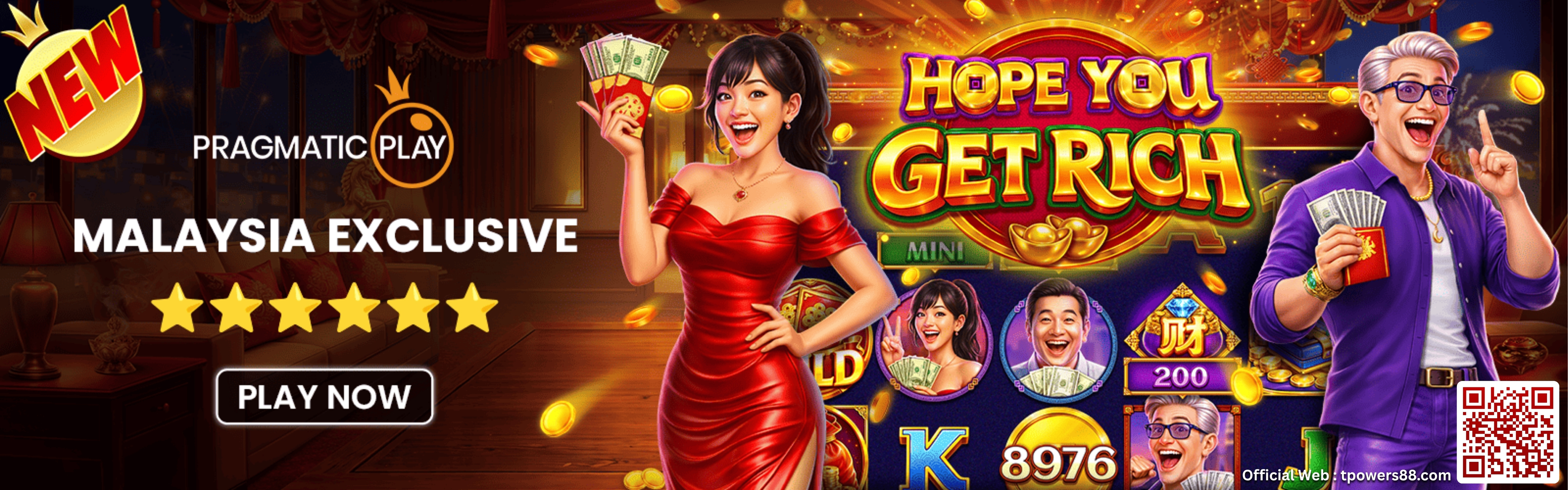 Pragmatic Play New Game - Hope You Get Rich banner alt